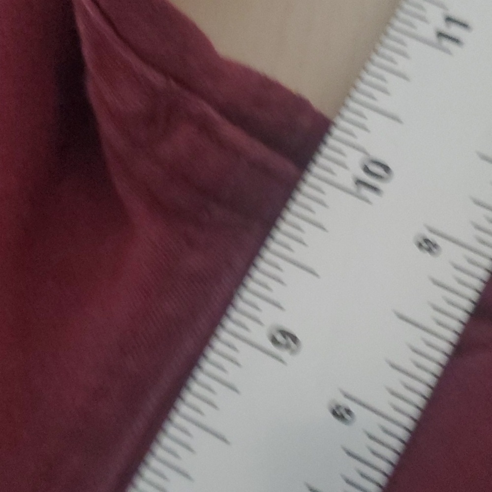 Hollister Burgundy Pants Womens Size 0 High-rise Super Skinny Classic Stretch - Picture 8 of 14